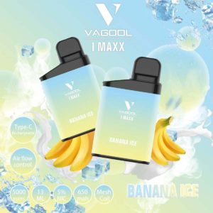 Vagool imaxx disposable vape device with Mesh Coil 5000 puffs( Banana ice) OEM welcome
