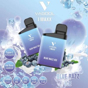 Vagool imaxx Mesh coil disposable vape device -5000 puffs (Blue razz ice) OEM welcome