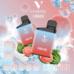 Vagool imaxx 5000 puffs disposable vape device wholesale ( Lush ice) OEM welcome