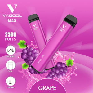 Vagool Max 2500 puffs disposable vape device wholesale (Grape)