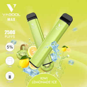 Vagool Max 2500 puffs disposable vape device wholesale Kiwi lemonade ice