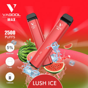 Vagool Max 2500 puffs disposable vape device wholesale (Lush Ice)