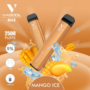 Vagool Max 2500 puffs disposable vape device wholesale (Mango Ice)