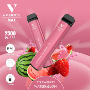 Vagool Max 2500 puffs disposable vape device wholesale Strawberry watermelon